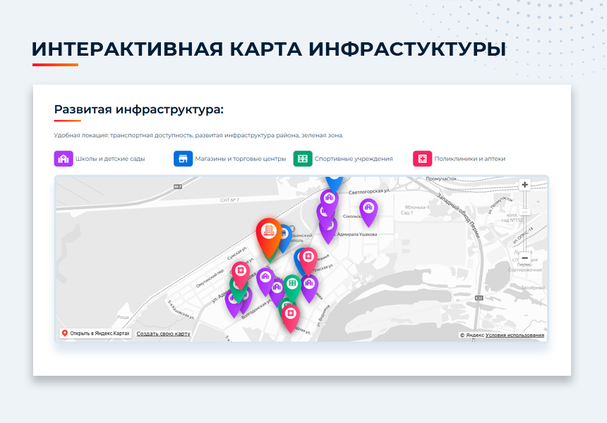 Сайт для застройщиков